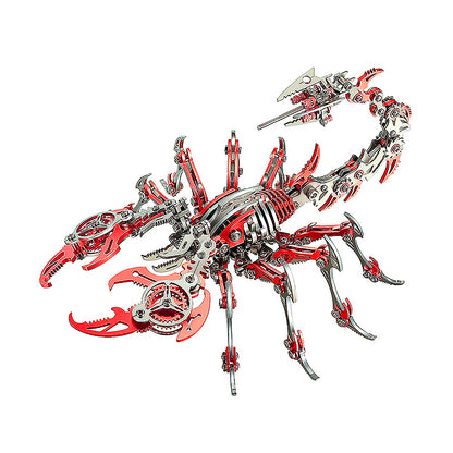 3D Metal Puzzles Adults Building Kits DIY Scorpion Jigsaw Puzzles Mechanical Insect Model Assemble Toys Xmas Birthday Gift