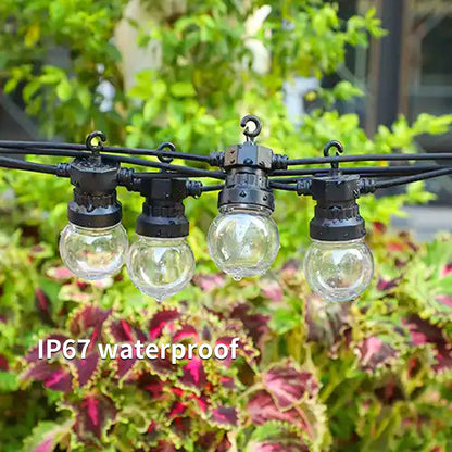 Outdoor led Strip Lights Waterproof IP67 Solar Camping Globe Light G50 Hanging lamp Christmas Decorations for Patio pergola